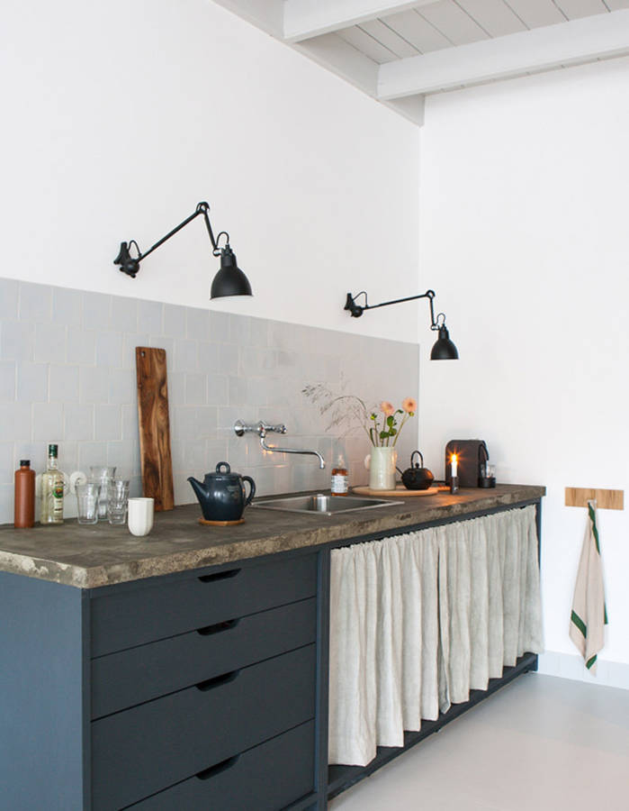 Découvrez ces cuisines style campagne qui en jette ! cuisine & santé Rideau pour cuisine campagne chic