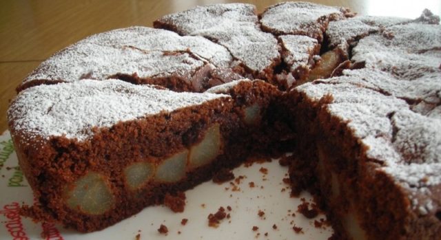 Fondant au Chocolat et au Poire